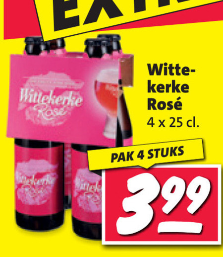 Wittekerke   rose bier folder aanbieding bij  Nettorama - details