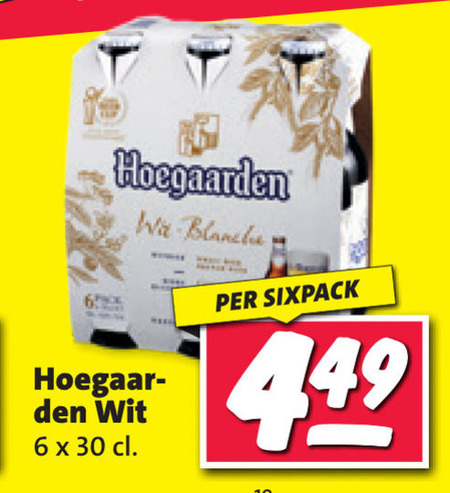 Hoegaarden   witbier folder aanbieding bij  Nettorama - details