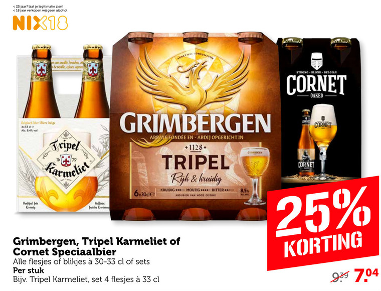 Grimbergen   speciaalbier folder aanbieding bij  Coop - details