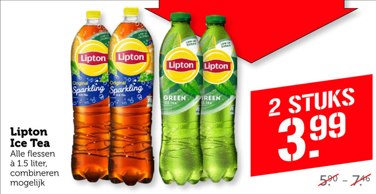 Lipton   ice tea folder aanbieding bij  Coop - details