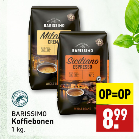 Barissimo   koffiebonen folder aanbieding bij  Aldi - details