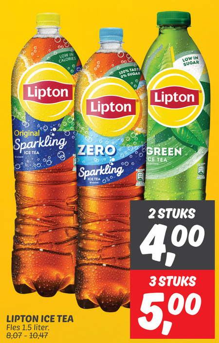 Lipton   ice tea folder aanbieding bij  Dekamarkt - details