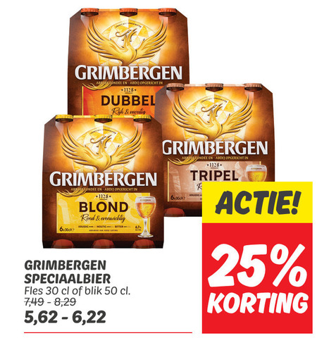 Grimbergen   speciaalbier folder aanbieding bij  Dekamarkt - details