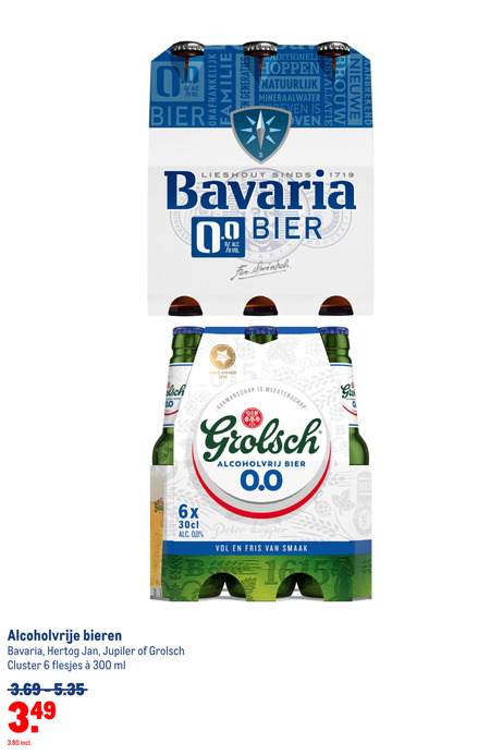 Grolsch   alcoholvrij bier folder aanbieding bij  Makro - details