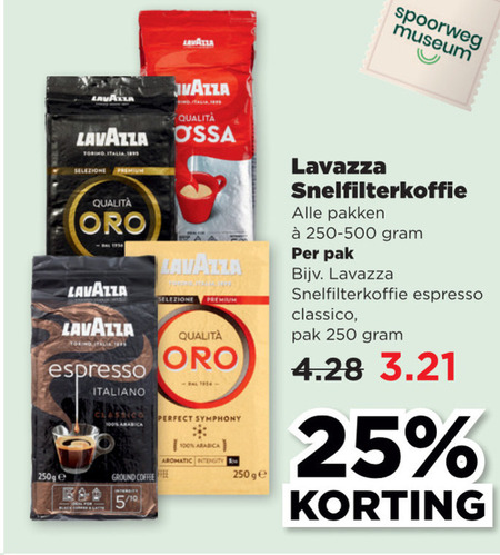 Lavazza   koffie folder aanbieding bij  Plus Vandaag - details