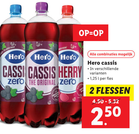 Hero   frisdrank folder aanbieding bij  Lidl - details