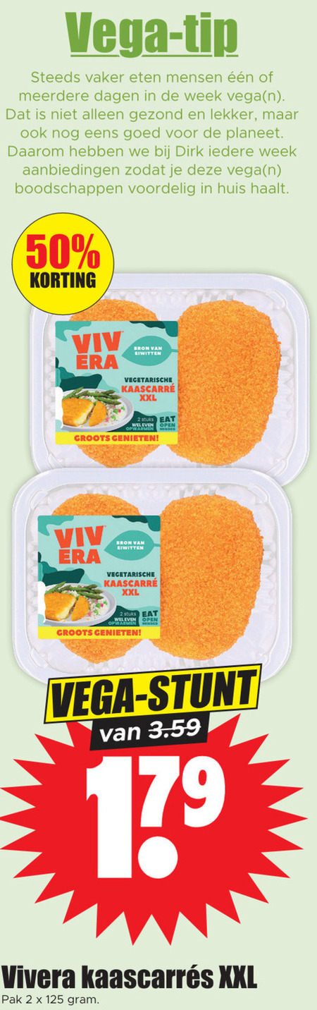 Vivera   vegetarisch folder aanbieding bij  Dirk - details