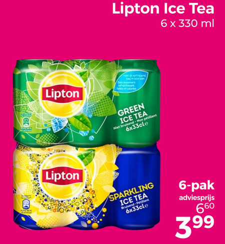 Lipton   ice tea folder aanbieding bij  Trekpleister - details