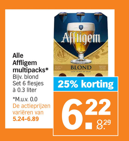 Affligem   speciaalbier folder aanbieding bij  Albert Heijn - details