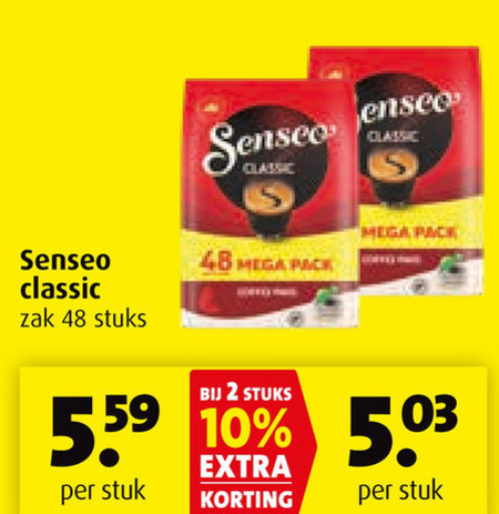 Douwe Egberts Senseo   koffiepad folder aanbieding bij  Boni - details