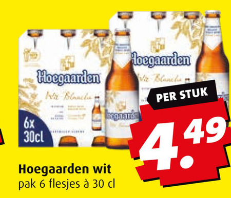 Hoegaarden   witbier folder aanbieding bij  Boni - details