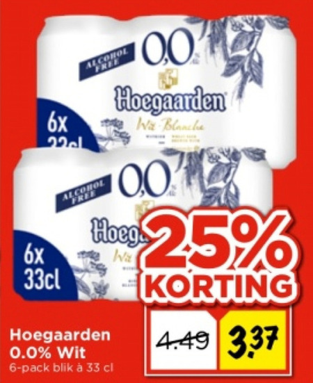 Hoegaarden   witbier folder aanbieding bij  Vomar - details