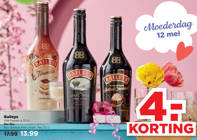 Baileys   likeur folder aanbieding bij  Plus - details