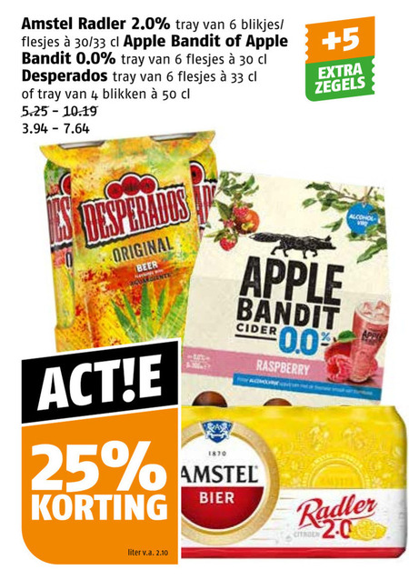 Desperados   radler bier, speciaalbier folder aanbieding bij  Poiesz - details