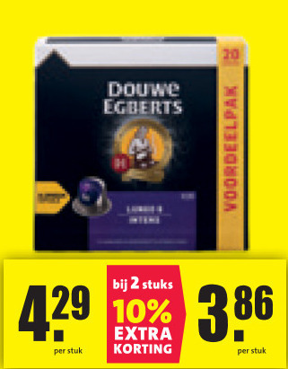 Douwe Egberts   koffiecups folder aanbieding bij  Nettorama - details