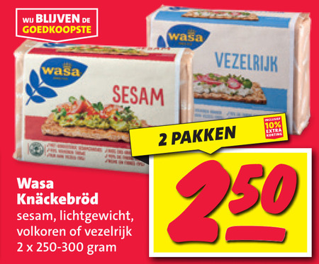 Wasa   knackebrod folder aanbieding bij  Nettorama - details