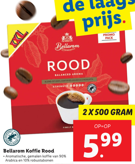 Bellarom   koffie folder aanbieding bij  Lidl - details