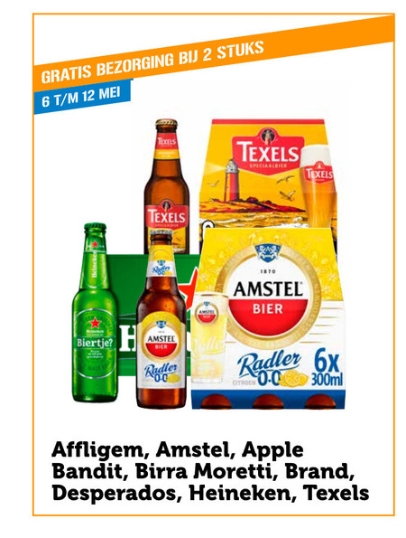 Amstel   radler bier folder aanbieding bij  Coop - details