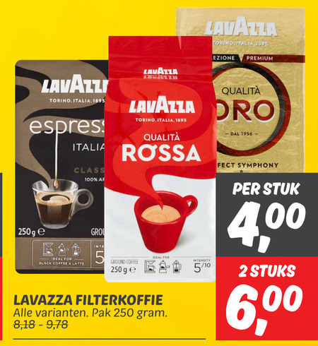 Lavazza   koffie folder aanbieding bij  Dekamarkt - details