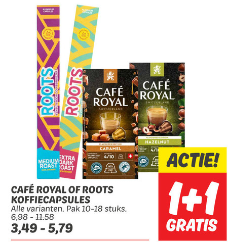 Cafe Royal   koffiecups folder aanbieding bij  Dekamarkt - details