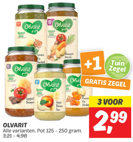 Olvarit   babyvoeding folder aanbieding bij  Dekamarkt - details