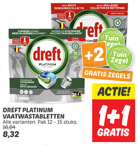 Dreft   vaatwasmiddel folder aanbieding bij  Dekamarkt - details