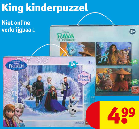 King   legpuzzel folder aanbieding bij  Kruidvat - details