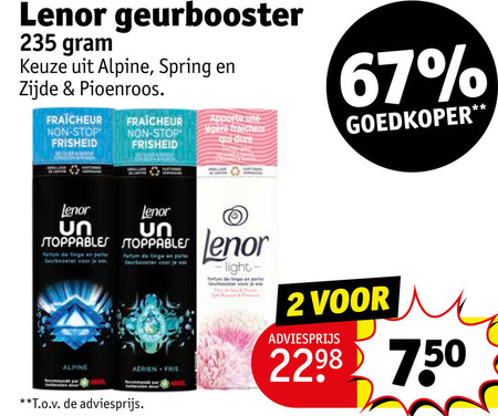 Lenor   wasverzachter folder aanbieding bij  Kruidvat - details