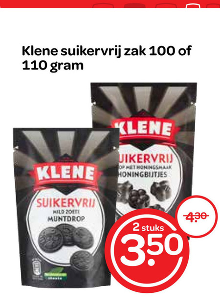 Klene   drop folder aanbieding bij  Spar - details