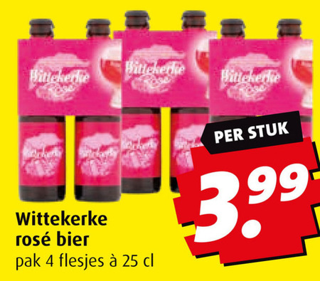 Wittekerke   rose bier folder aanbieding bij  Boni - details