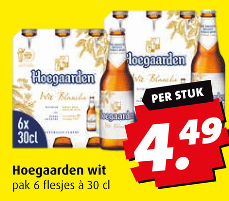 Hoegaarden   witbier folder aanbieding bij  Boni - details