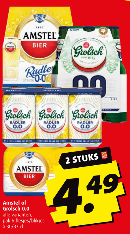 Grolsch   alcoholvrij bier folder aanbieding bij  Boni - details