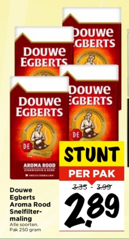 Douwe Egberts   koffie folder aanbieding bij  Vomar - details