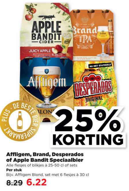 Desperados   appelcider, speciaalbier folder aanbieding bij  Plus - details