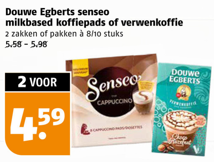 Douwe Egberts   koffiepad, oploskoffie folder aanbieding bij  Poiesz - details