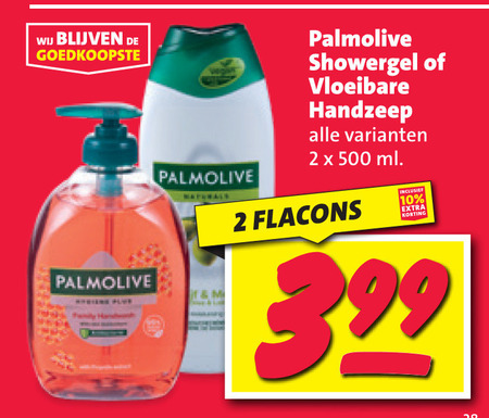 Palmolive   douchegel, handzeep folder aanbieding bij  Nettorama - details