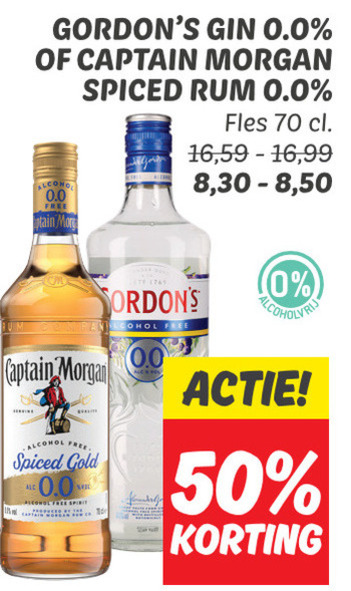 Gordons   gin, rum folder aanbieding bij  Dekamarkt - details