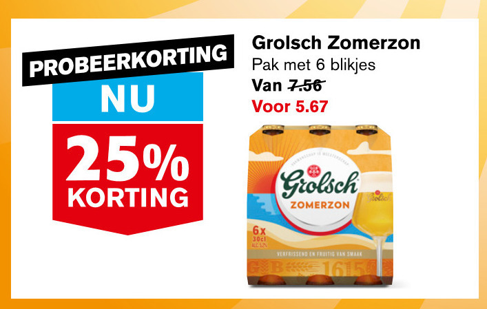 Grolsch   speciaalbier folder aanbieding bij  Hoogvliet - details