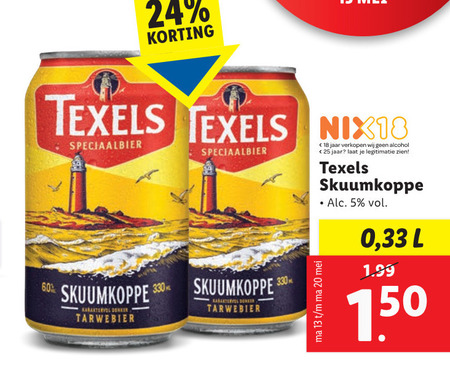 Texels   speciaalbier folder aanbieding bij  Lidl - details