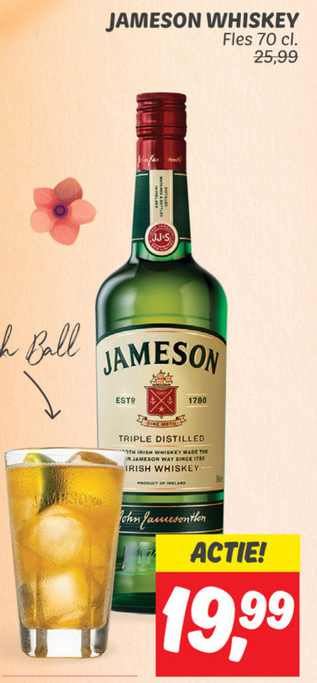 Jameson   whisky folder aanbieding bij  Dekamarkt - details