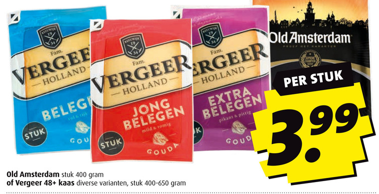 Vergeer   kaas folder aanbieding bij  Boni - details