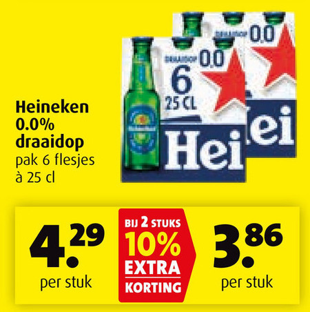 Heineken   alcoholvrij bier folder aanbieding bij  Boni - details