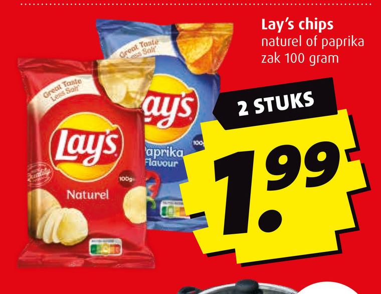 Lays   chips folder aanbieding bij  Boni - details