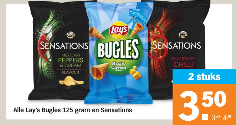 Lays   chips, zoutje folder aanbieding bij  Albert Heijn - details