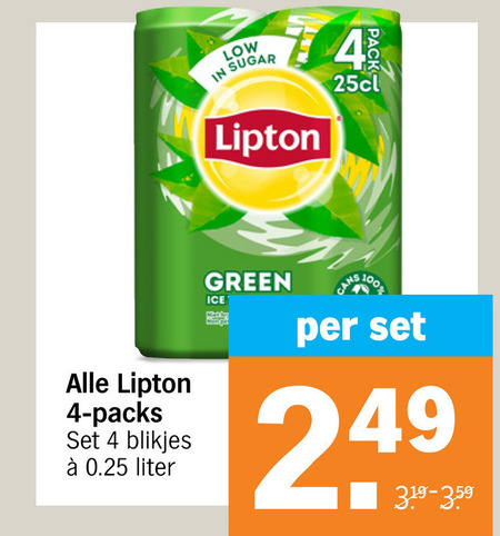 Lipton   ice tea folder aanbieding bij  Albert Heijn - details