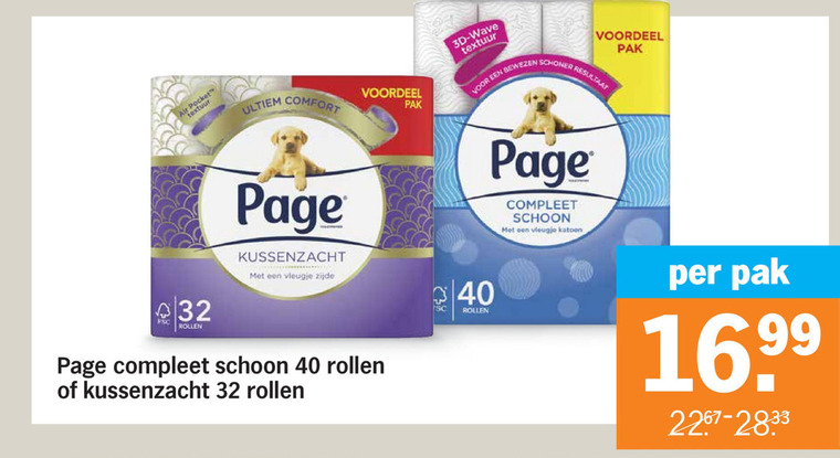 Page   toiletpapier folder aanbieding bij  Albert Heijn - details