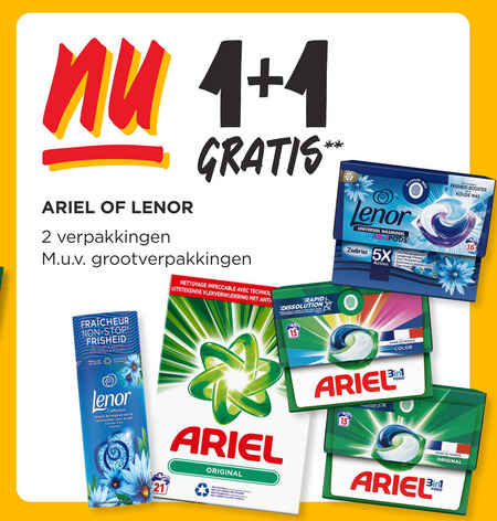 Ariel   wasmiddel folder aanbieding bij  Jumbo - details