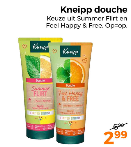 Kneipp   douchegel folder aanbieding bij  Trekpleister - details