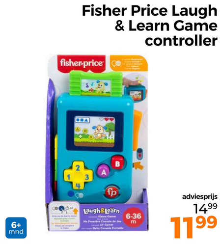 Fisher Price   peuter- of babyspeelgoed folder aanbieding bij  Trekpleister - details