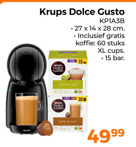 Krups   dolce gusto capsules folder aanbieding bij  Trekpleister - details